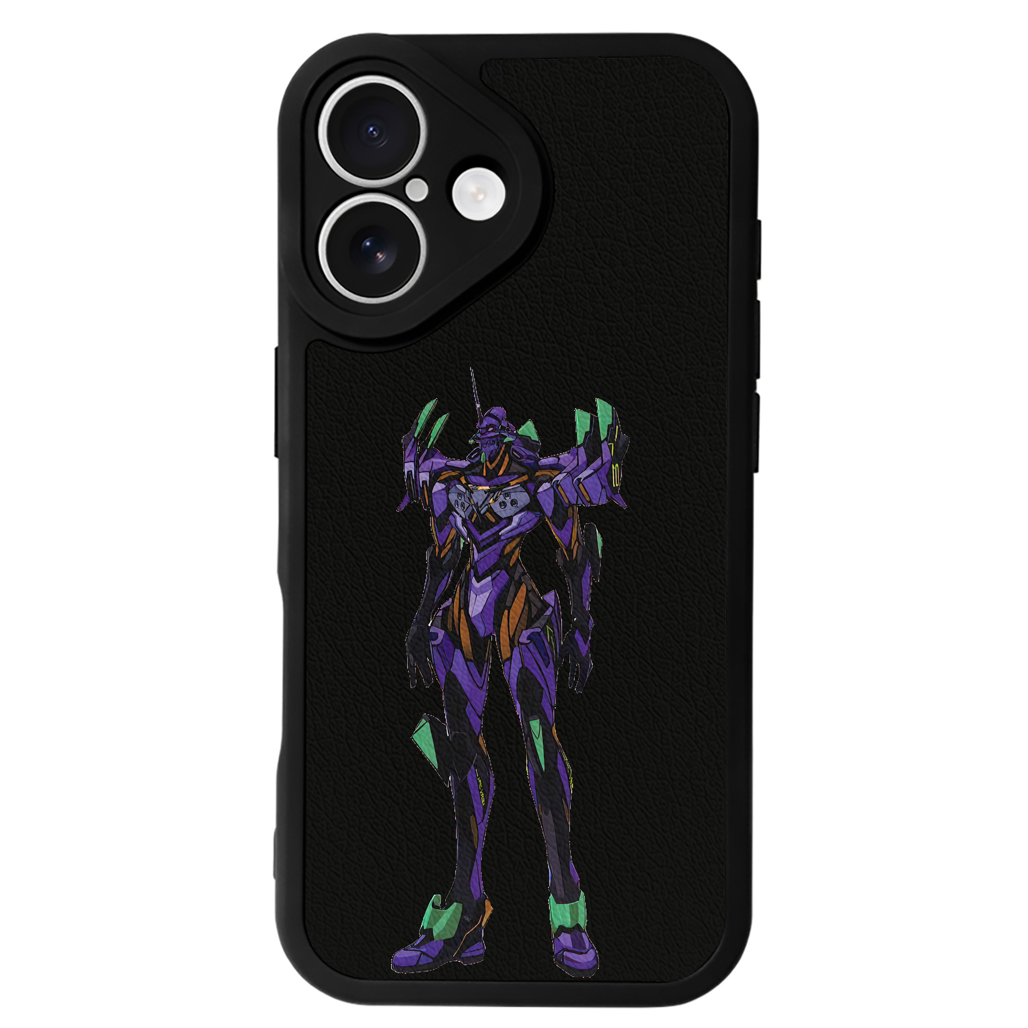 （画像用） EVA 新世紀エヴァンゲリオン 【iPhone 16シリーズ対応】シリコンスマホケース（レザー調） 材質：シリコン